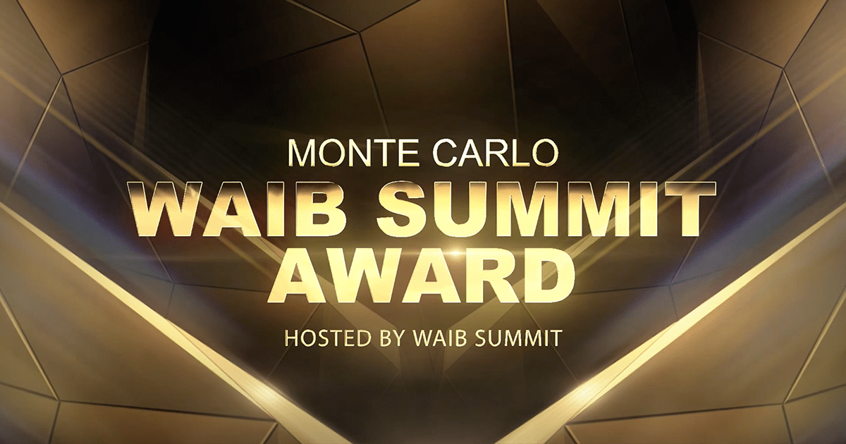 Awards Monte-Carlo Waib Summit Awards 2025: Finalists revealed in 10 categories with the exclusive price of the year. The vote is open!