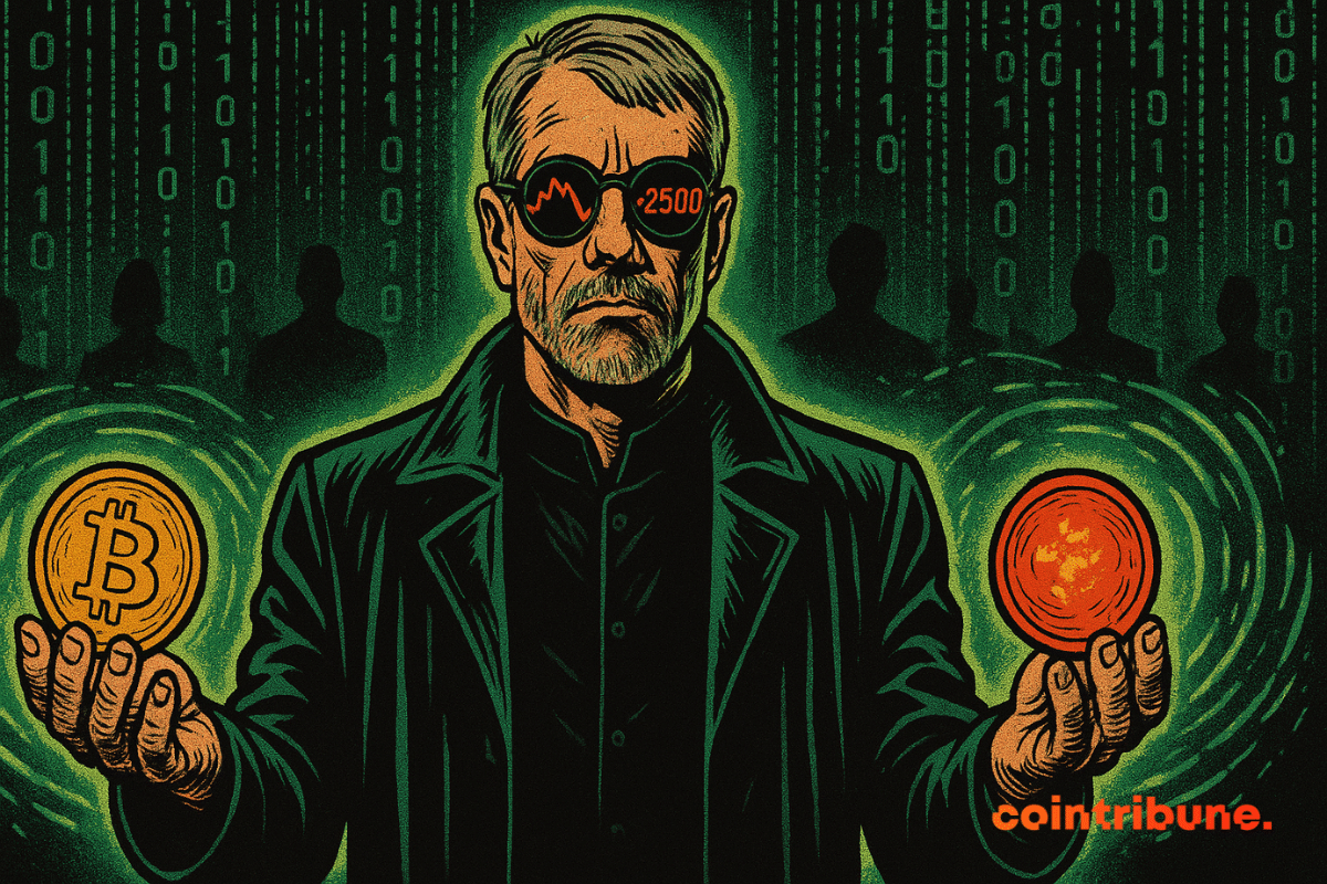 Bitcoin Battle, Michael Saylor pulls out a matrix card