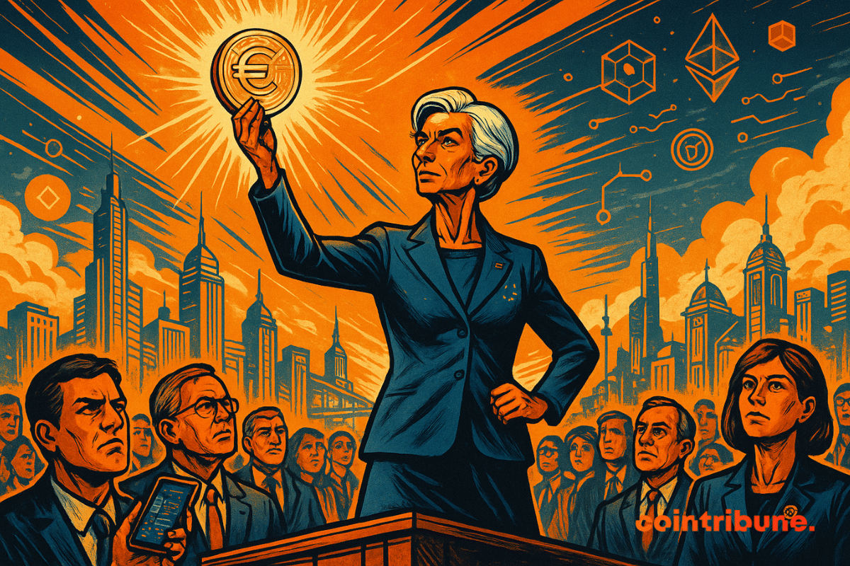 EL IMPULSO de Christine Lagarde Para Fortalecer El Euro Pueede Apoyar El Crecimieno de las Criptomonedas in Europe.
